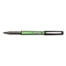 Precise V5 BeGreen Stick Roller Ball Pen, 0.5mm, Black Ink/Barrel, Dozen