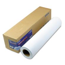 Premium Glossy Photo Paper Roll, 3" Core, 10 mil, 24" x 100 ft, Glossy White