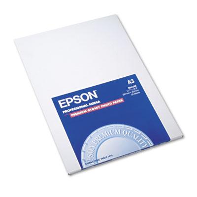 View larger image of Premium Photo Paper, 10.4 mil, 11.75 x 16.5, High-Gloss White, 20/Pack