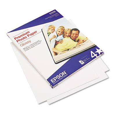 View larger image of Premium Photo Paper, 10.4 mil, 8.5 x 11, High-Gloss Bright White, 25/Pack