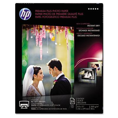 View larger image of Premium Plus Photo Paper, 11.5 mil, 8.5 x 11, Glossy White, 25/Pack