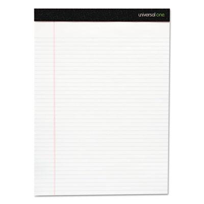 View larger image of Premium Ruled Writing Pads With Heavy-Duty Back, Wide/legal Rule, Black Headband, 50 White 8.5 X 11 Sheets, 12/pack