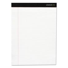 Premium Ruled Writing Pads With Heavy-Duty Back, Wide/legal Rule, Black Headband, 50 White 8.5 X 11 Sheets, 12/pack