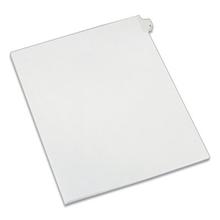 Preprinted Legal Exhibit Side Tab Index Dividers, Allstate Style, 10-Tab, 2, 11 x 8.5, White, 25/Pack