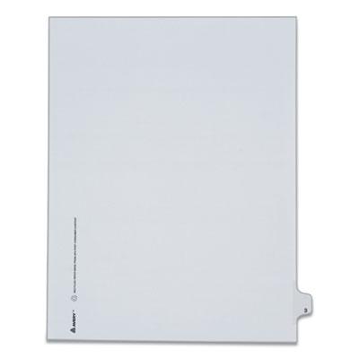 View larger image of Preprinted Legal Exhibit Side Tab Index Dividers, Allstate Style, 10-Tab, 3, 11 x 8.5, White, 25/Pack