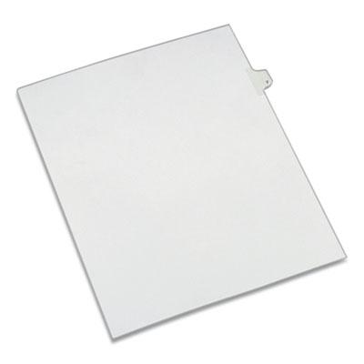 View larger image of Preprinted Legal Exhibit Side Tab Index Dividers, Allstate Style, 10-Tab, 7, 11 x 8.5, White, 25/Pack