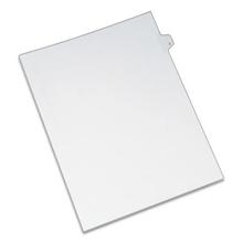 Preprinted Legal Exhibit Side Tab Index Dividers, Allstate Style, 26-Tab, E, 11 x 8.5, White, 25/Pack