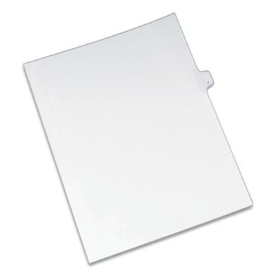 View larger image of Preprinted Legal Exhibit Side Tab Index Dividers, Allstate Style, 26-Tab, J, 11 x 8.5, White, 25/Pack