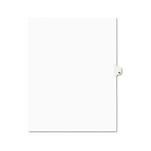 Preprinted Legal Exhibit Side Tab Index Dividers, Avery Style, 10-Tab, 12, 11 x 8.5, White, 25/Pack