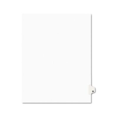 View larger image of Preprinted Legal Exhibit Side Tab Index Dividers, Avery Style, 10-Tab, 23, 11 x 8.5, White, 25/Pack, (1023)