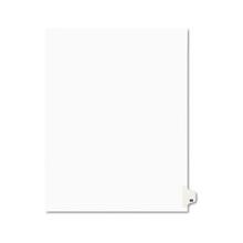 Preprinted Legal Exhibit Side Tab Index Dividers, Avery Style, 10-Tab, 25, 11 x 8.5, White, 25/Pack, (1025)