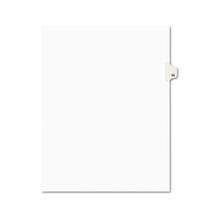 Preprinted Legal Exhibit Side Tab Index Dividers, Avery Style, 10-Tab, 32, 11 x 8.5, White, 25/Pack, (1032)