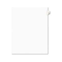 Preprinted Legal Exhibit Side Tab Index Dividers, Avery Style, 10-Tab, 52, 11 x 8.5, White, 25/Pack, (1052)