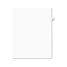 Preprinted Legal Exhibit Side Tab Index Dividers, Avery Style, 10-Tab, 55, 11 x 8.5, White, 25/Pack, (1055)