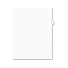Preprinted Legal Exhibit Side Tab Index Dividers, Avery Style, 10-Tab, 57, 11 x 8.5, White, 25/Pack, (1057)