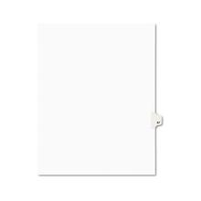 Preprinted Legal Exhibit Side Tab Index Dividers, Avery Style, 10-Tab, 67, 11 x 8.5, White, 25/Pack, (1067)