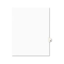 Preprinted Legal Exhibit Side Tab Index Dividers, Avery Style, 10-Tab, 68, 11 x 8.5, White, 25/Pack, (1068)