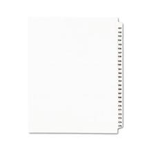 Preprinted Legal Exhibit Side Tab Index Dividers, Avery Style, 25-Tab, 151 to 175, 11 x 8.5, White, 1 Set, (1336)