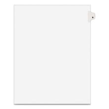 Preprinted Legal Exhibit Side Tab Index Dividers, Avery Style, 26-Tab, B, 11 x 8.5, White, 25/Pack, (1402)