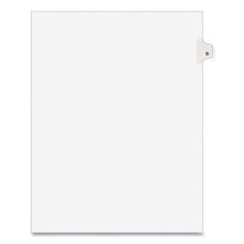 Preprinted Legal Exhibit Side Tab Index Dividers, Avery Style, 26-Tab, D, 11 x 8.5, White, 25/Pack, (1404)