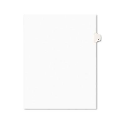 View larger image of Preprinted Legal Exhibit Side Tab Index Dividers, Avery Style, 26-Tab, F, 11 x 8.5, White, 25/Pack, (1406)