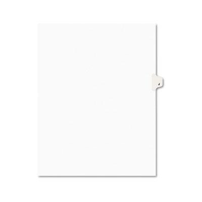 View larger image of Preprinted Legal Exhibit Side Tab Index Dividers, Avery Style, 26-Tab, J, 11 x 8.5, White, 25/Pack, (1410)