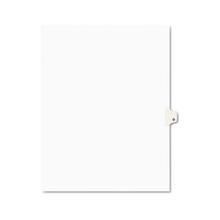 Preprinted Legal Exhibit Side Tab Index Dividers, Avery Style, 26-Tab, O, 11 x 8.5, White, 25/Pack, (1415)
