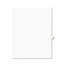 Preprinted Legal Exhibit Side Tab Index Dividers, Avery Style, 26-Tab, P, 11 x 8.5, White, 25/Pack, (1416)