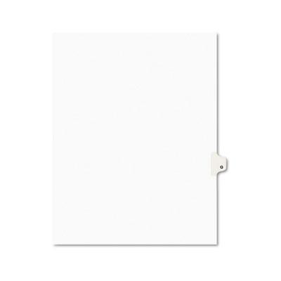 View larger image of Preprinted Legal Exhibit Side Tab Index Dividers, Avery Style, 26-Tab, Q, 11 x 8.5, White, 25/Pack, (1417)