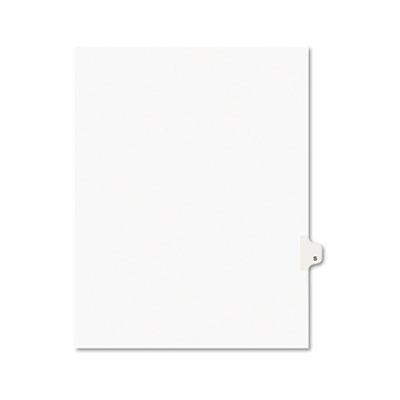 View larger image of Preprinted Legal Exhibit Side Tab Index Dividers, Avery Style, 26-Tab, S, 11 x 8.5, White, 25/Pack, (1419)