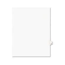Preprinted Legal Exhibit Side Tab Index Dividers, Avery Style, 26-Tab, T, 11 x 8.5, White, 25/Pack, (1420)