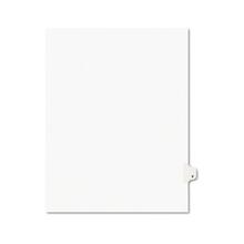 Preprinted Legal Exhibit Side Tab Index Dividers, Avery Style, 26-Tab, V, 11 x 8.5, White, 25/Pack, (1422)