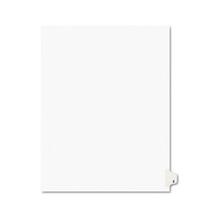 Preprinted Legal Exhibit Side Tab Index Dividers, Avery Style, 26-Tab, Z, 11 x 8.5, White, 25/Pack, (1426)