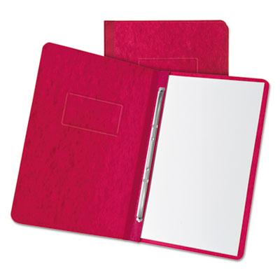 View larger image of Heavyweight Pressguard And Pressboard Report Cover W/reinforced Side Hinge, 2-Prong Fastener, 3" Cap, 8.5 X 11, Executive Red