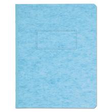Pressboard Report Cover, Two-Piece Prong Fastener, 3" Capacity, 8.5 X 11, Light Blue/light Blue