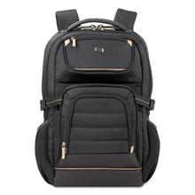 Pro Backpack, 17.3", 12 1/4" x 6 3/4" x 17 1/2", Black