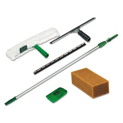 View larger image of Pro Window Cleaning Kit With 8 Ft Pole, Scrubber, Squeegee, Scraper, Sponge