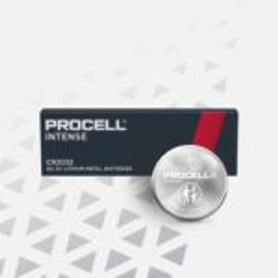 View larger image of Procell Intense, CR2032, Specialty Lithium Coin Battery, 3V, 5 Pack Tear Strip