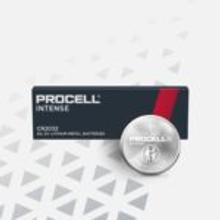 Procell Intense, CR2032, Specialty Lithium Coin Battery, 3V, 5 Pack Tear Strip