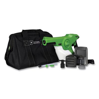 View larger image of Professional Cordless Electrostatic Handheld Sprayer, 33.8 Oz, 0.65" X 48" Hose, Green/Translucent White/Black