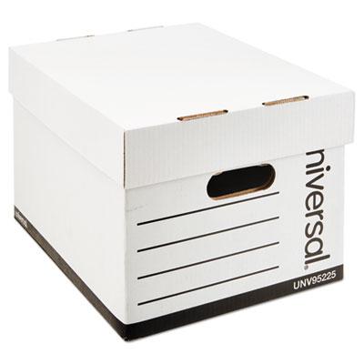 View larger image of Professional-Grade Heavy-Duty Storage Boxes, Letter/Legal Files, White, 12/Carton