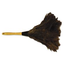 Professional Ostrich Feather Duster, Gray, 14", Wood Handle