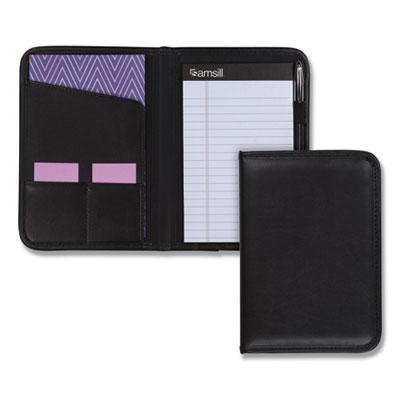 View larger image of Professional Padfolio, 3/4w x 9 1/4h, Open Style, Black