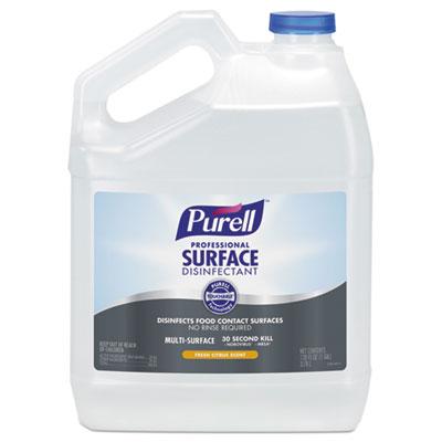View larger image of Professional Surface Disinfectant, Fresh Citrus, 1 gal Bottle, 4/Carton