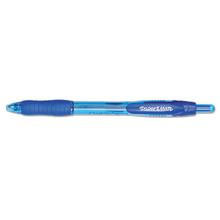 Profile Ballpoint Pen, Retractable, Bold 1.4 mm, Blue Ink, Translucent Blue Barrel, Dozen