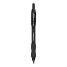 Profile Retractable Gel Pen, Medium 0.7 mm, Black Ink, Translucent Black Barrel, Dozen