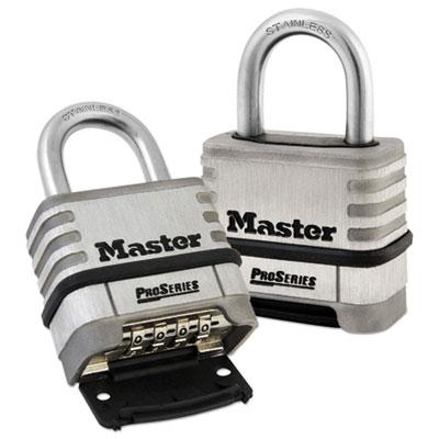 View larger image of ProSeries Stainless Steel Easy-to-Set Combination Lock, Stainless Steel, 2.18" Wide