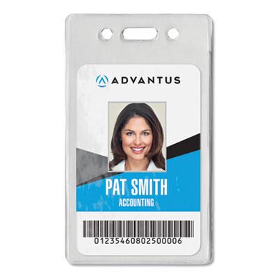 View larger image of Proximity ID Badge Holder, Vertical, 2.68 x 4.38, Clear, 50/Pack