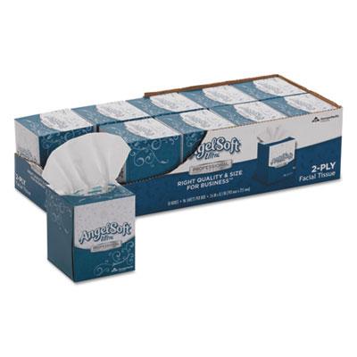View larger image of ps Ultra Facial Tissue, 2-Ply, White, 96 Sheets/Box, 10 Boxes/Carton