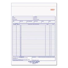 Purchase Order Book, 17 Lines, Three-Part Carbonless, 8.5 x 11, 50 Forms Total